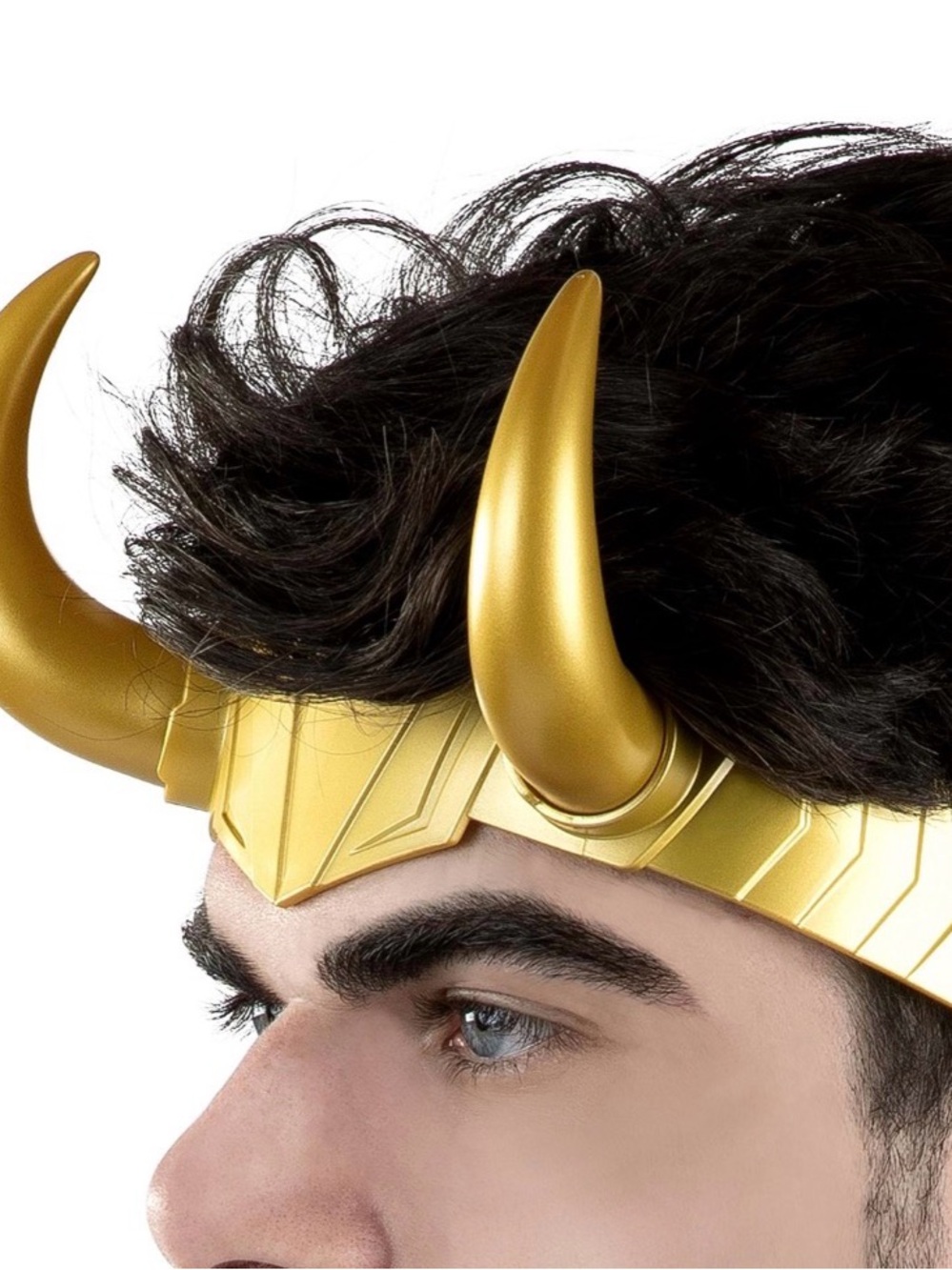 Marvel Villain LOKI Costume Golden HEADPIECE - Adult OSFM